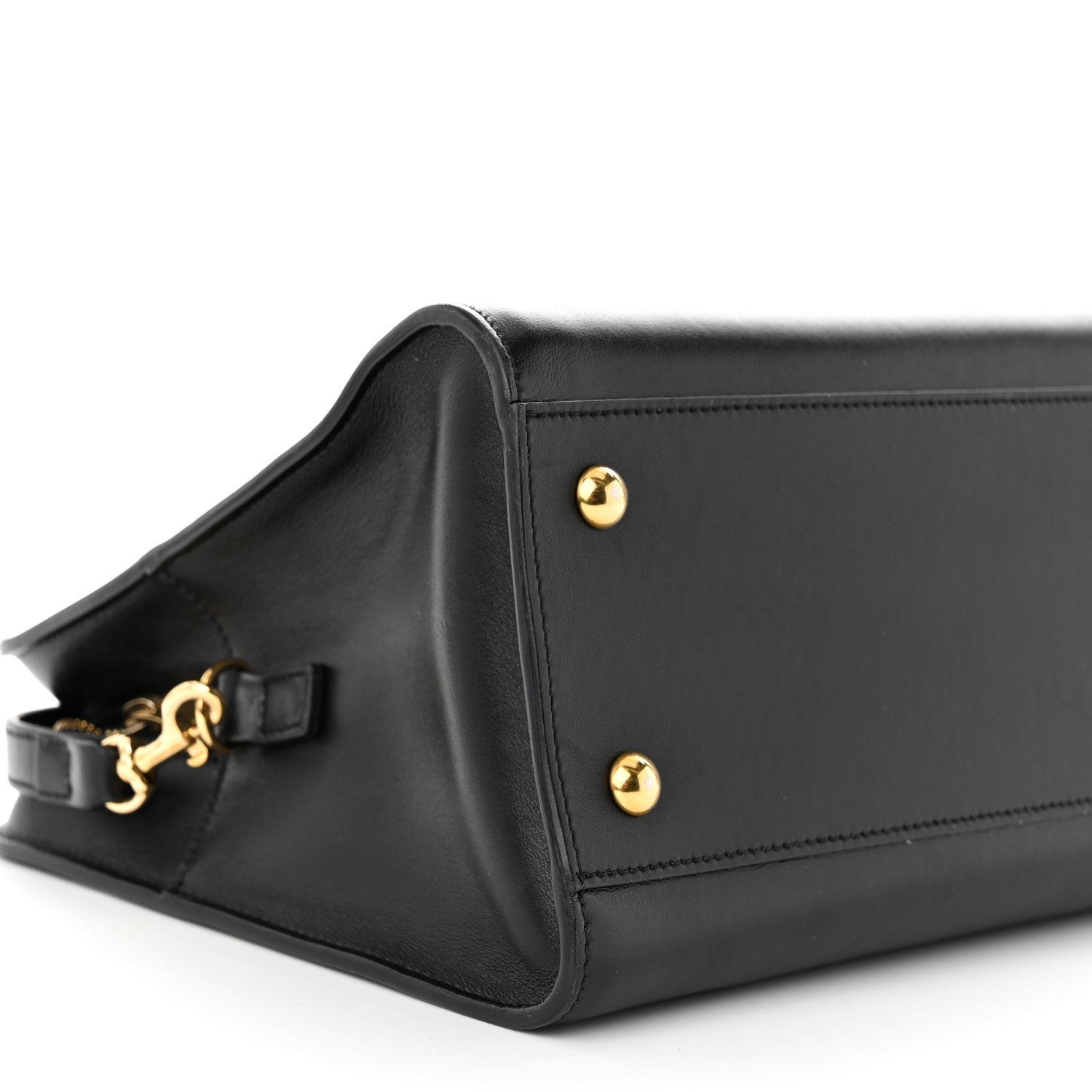 Smooth Calfskin Small Monogram Cabas Black