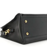 Smooth Calfskin Small Monogram Cabas Black
