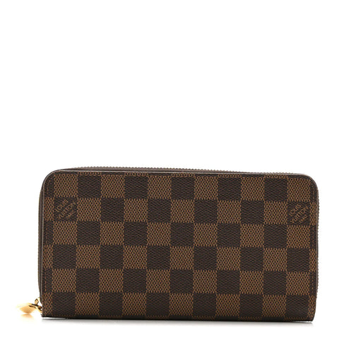 Large Strap Wallet in Grained Calfskin