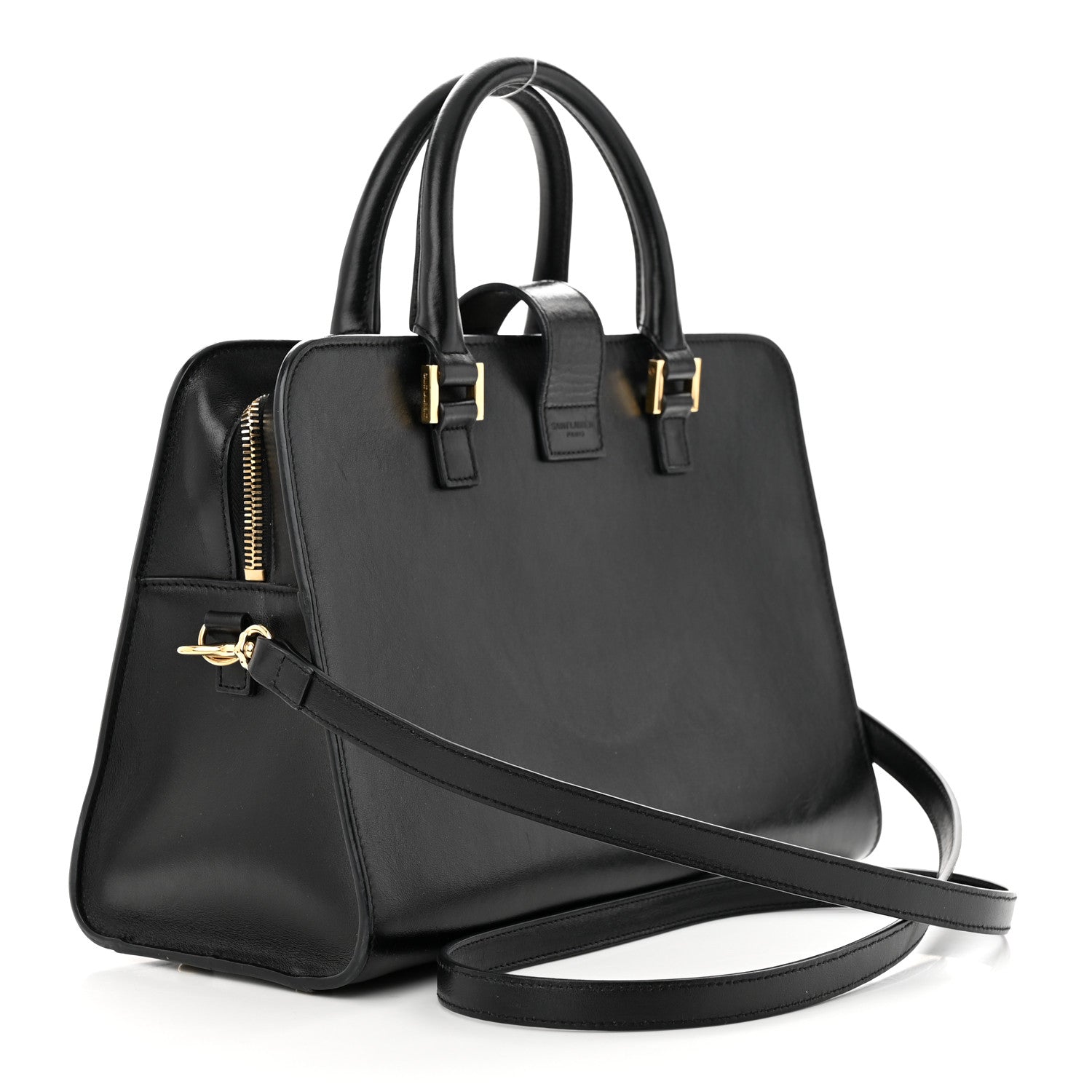 Smooth Calfskin Small Monogram Cabas Black
