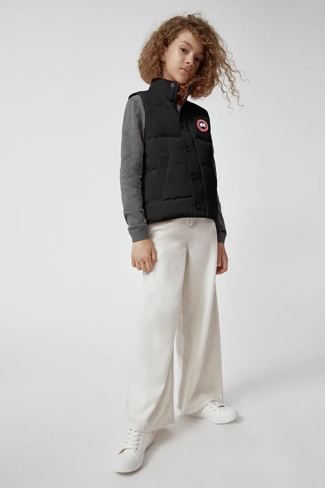 Youth Vanier Down Vest - Black