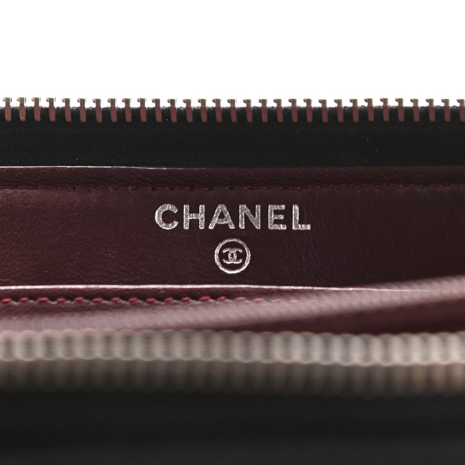 Lambskin Quilted Zip Around Wallet