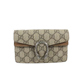 GG Supreme Monogram Super Mini Dionysus Bag Taupe