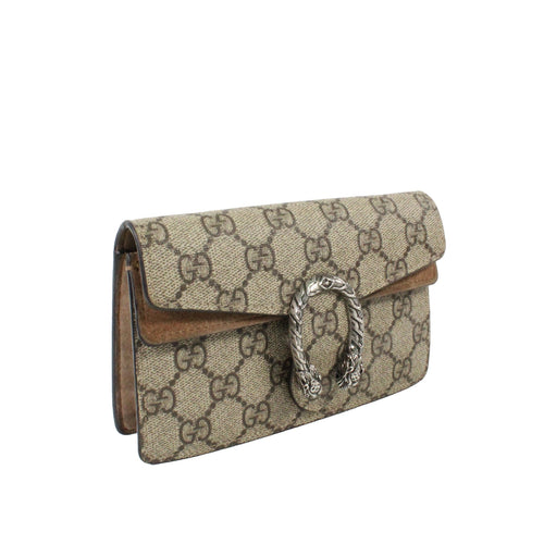 GG Supreme Monogram Super Mini Dionysus Bag Taupe