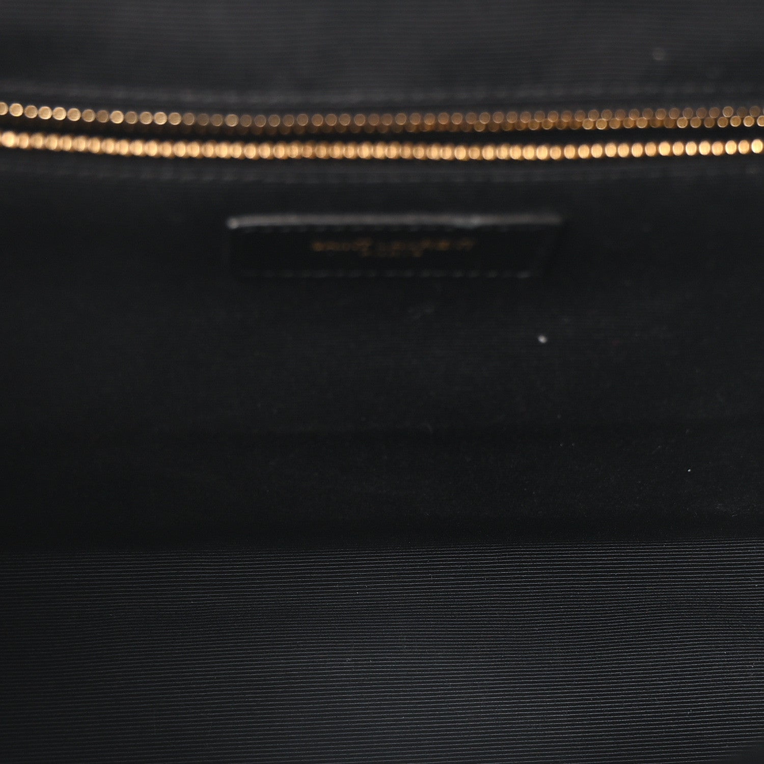 Grain De Poudre Matelasse Chevron Large Monogram Satchel Black
