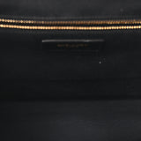 Grain De Poudre Matelasse Chevron Large Monogram Satchel Black