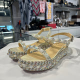 Iridescence Studs Platform Sandals 37