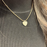 Crystal Heart Pendant Necklace