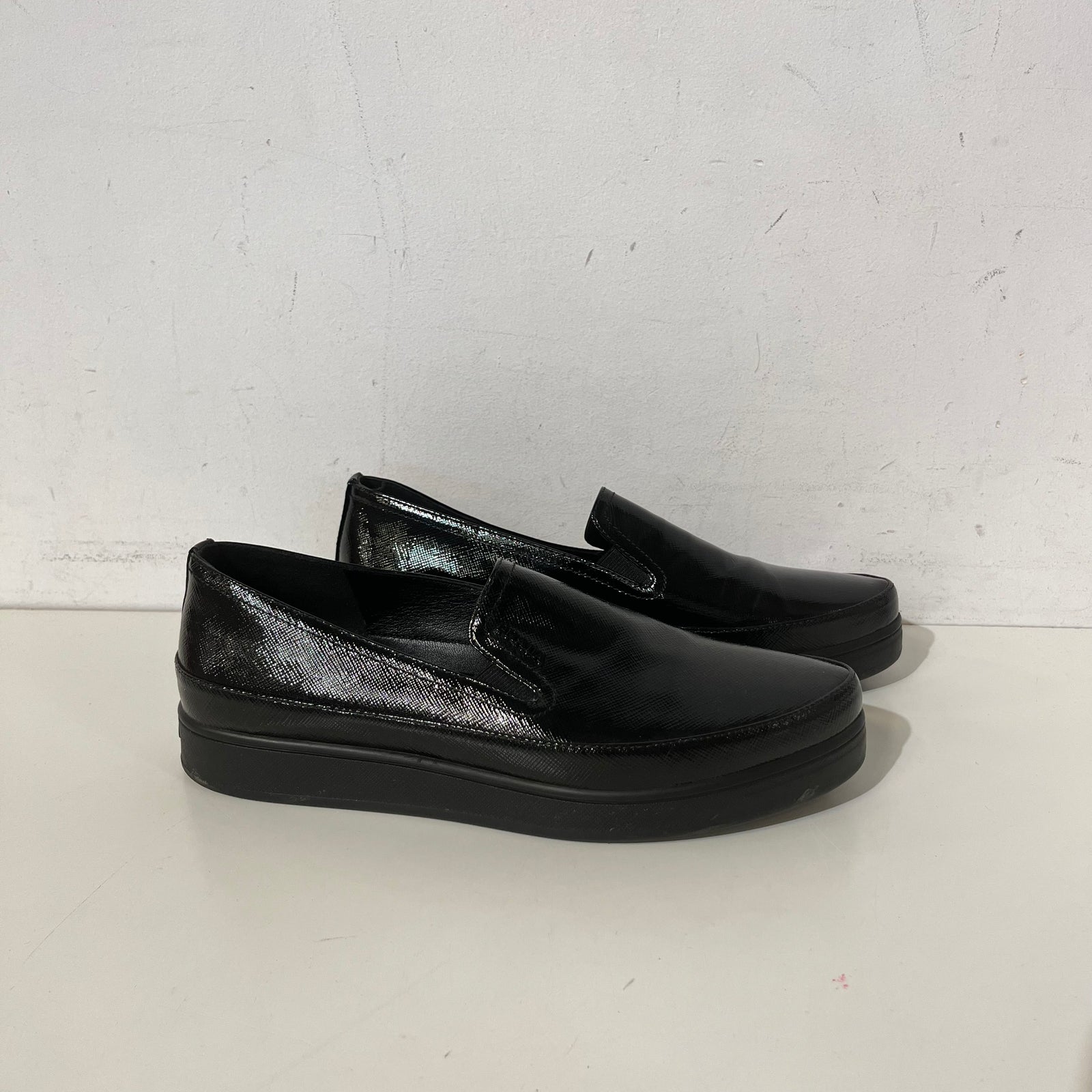 Patent Saffiano Loafers 37.5