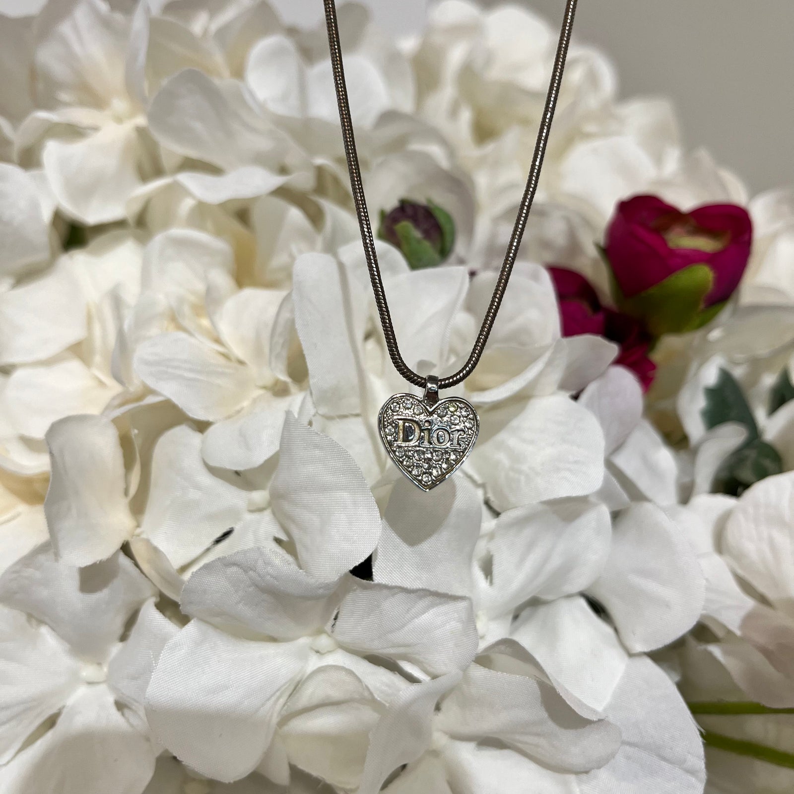 Crystal Heart Pendant Necklace