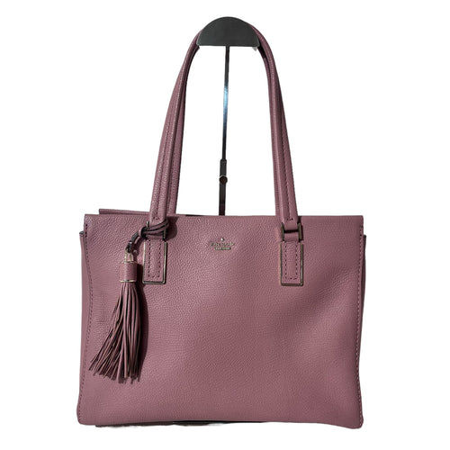 Pink Top Handle Bag w Tassel