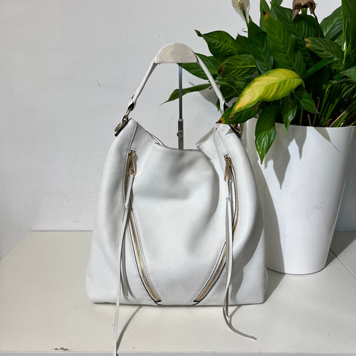 White Hobo/Crossbody Bag
