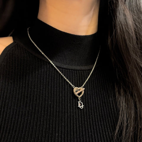 Pave Ball Pendant Necklace