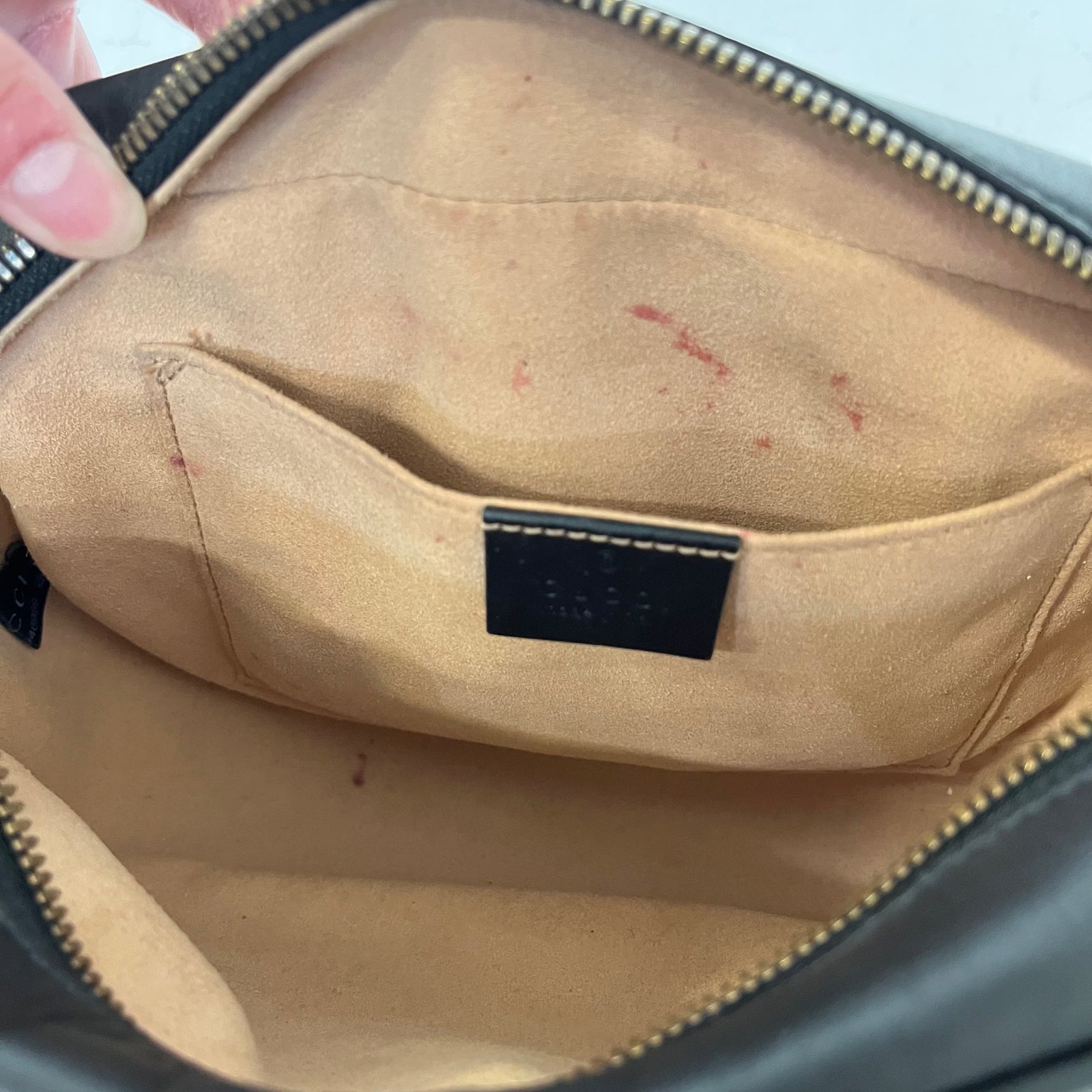 Calfskin Matelasse Small GG Marmont Bag