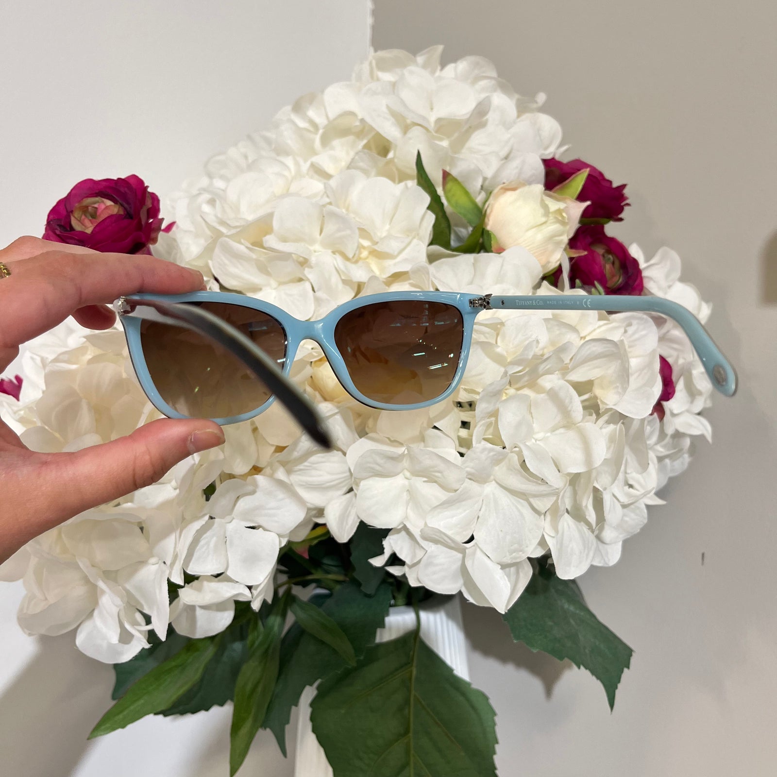 Brown/Blue Sunglasses