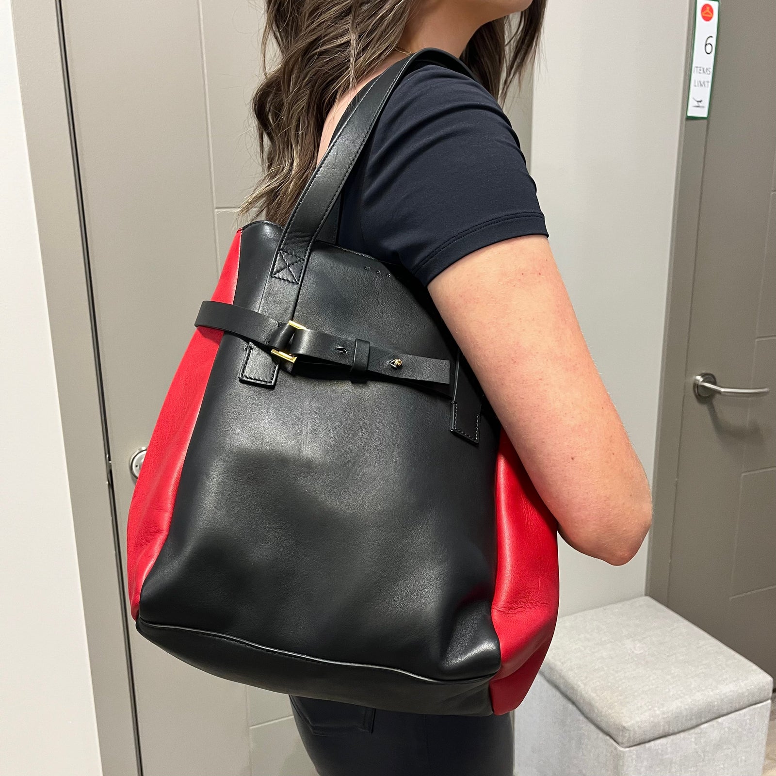 Leather Shoulder Tote