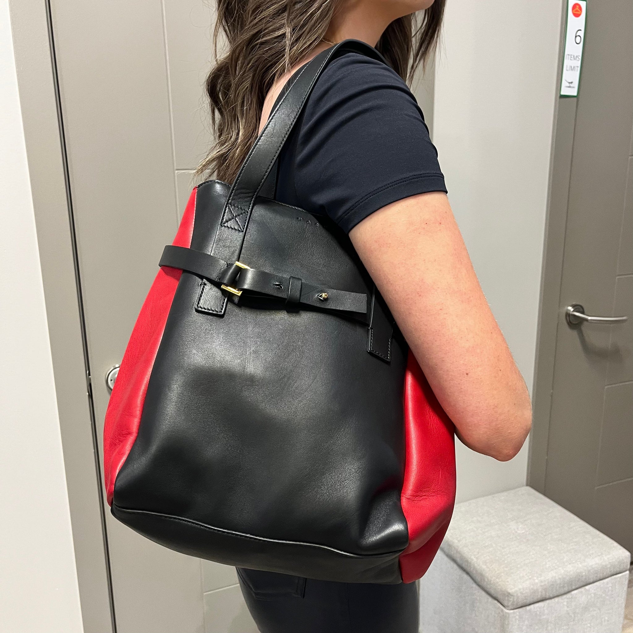 Leather Shoulder Tote