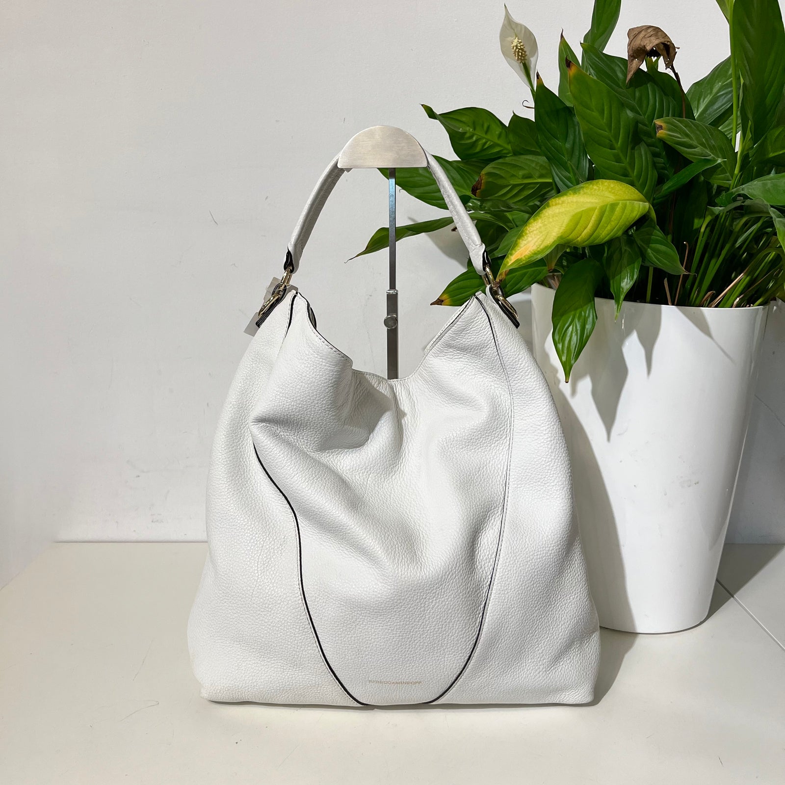 White Hobo/Crossbody Bag