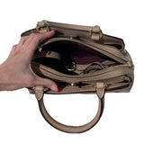 Brown Top Handle Small Bag