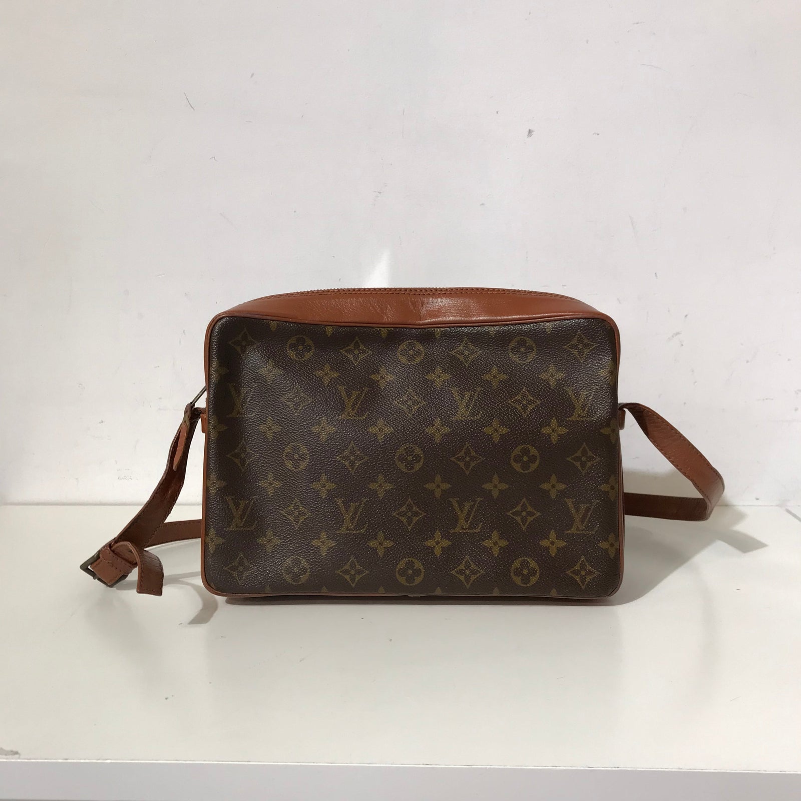 Unisex Vintage Monogram Sac Bandouliere