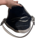 Grey Leather Shoulder/Crossbody