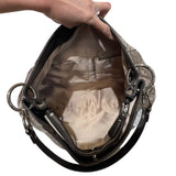 Brown Python Shoulder Bag