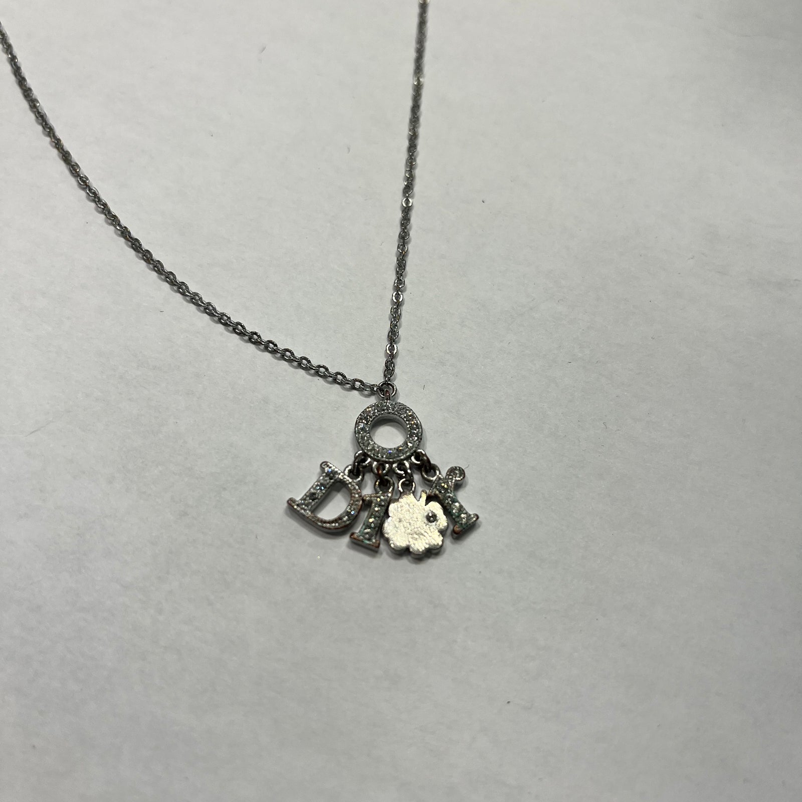 Crystal Charm Pendant Necklace