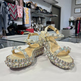 Iridescence Studs Platform Sandals 37
