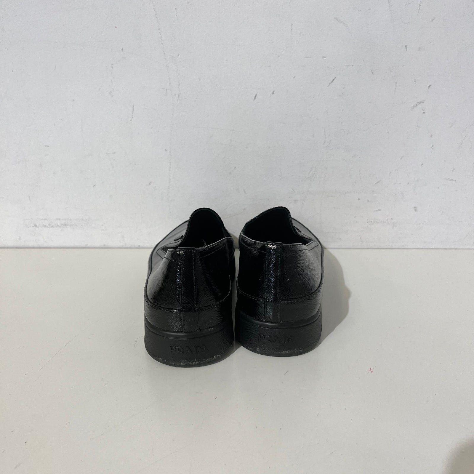 Patent Saffiano Loafers 37.5