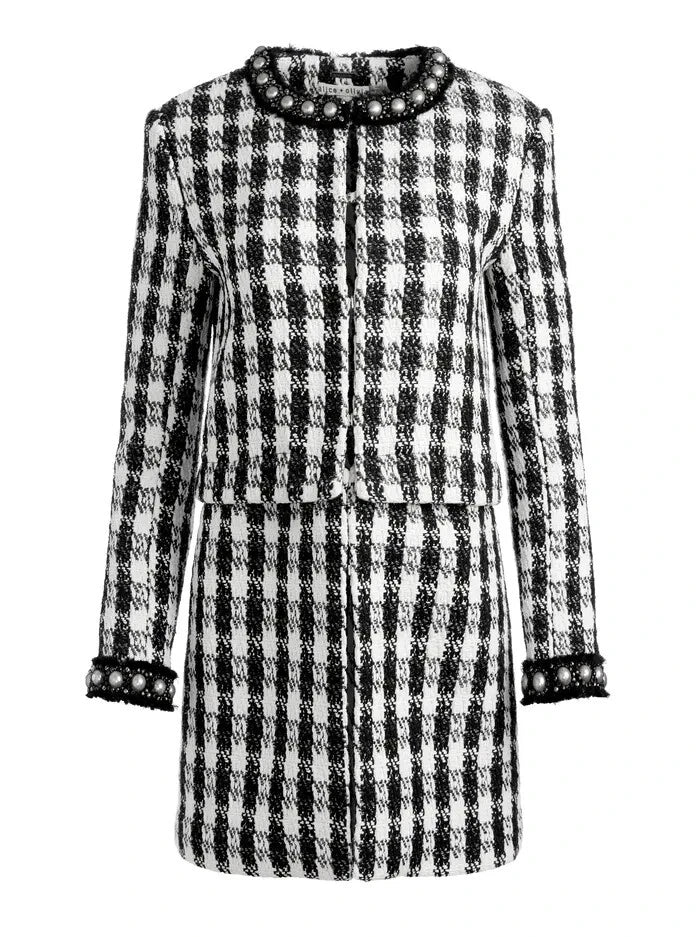 Deon Two-Fer Tweed Jacket