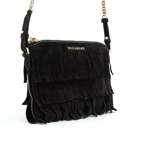 Suede Fringe Peyton Crossbody