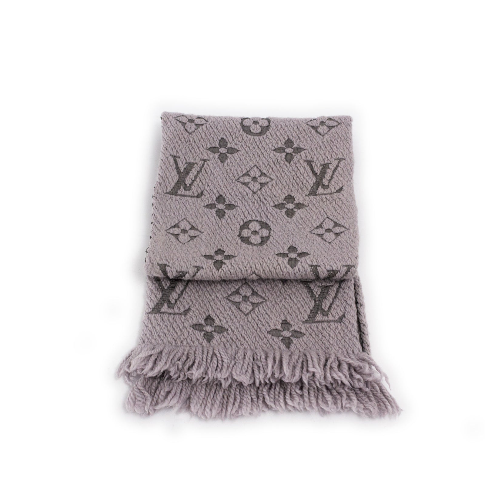 Wool Silk Logomania Scarf Verone