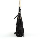 Suede Fringe Peyton Crossbody