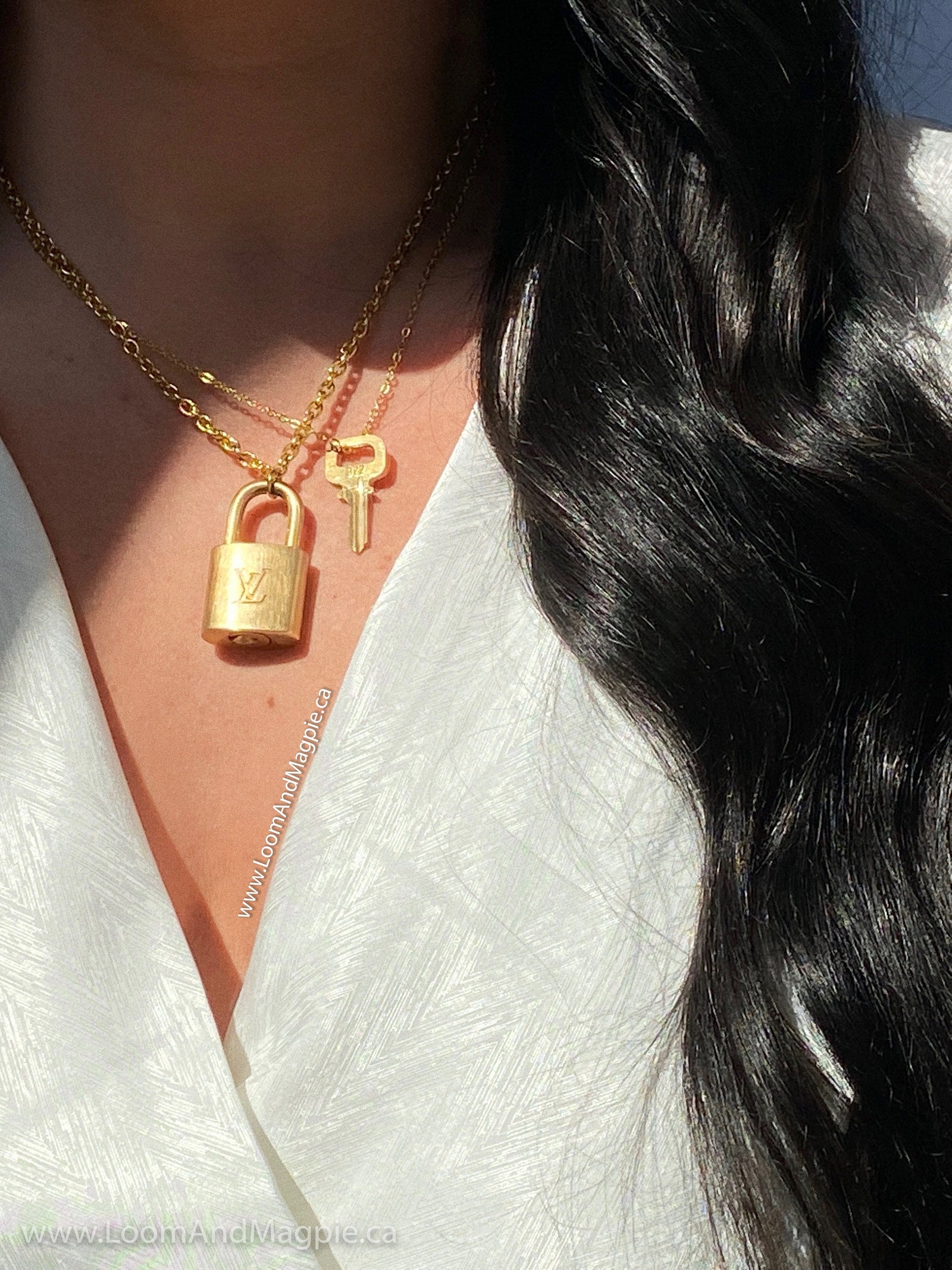 vuitton padlock pendant