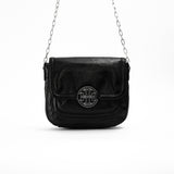 Black Patent Leather Shoulder Bag
