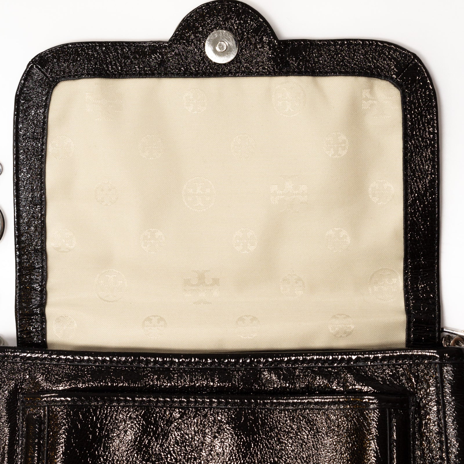 Black Patent Leather Shoulder Bag