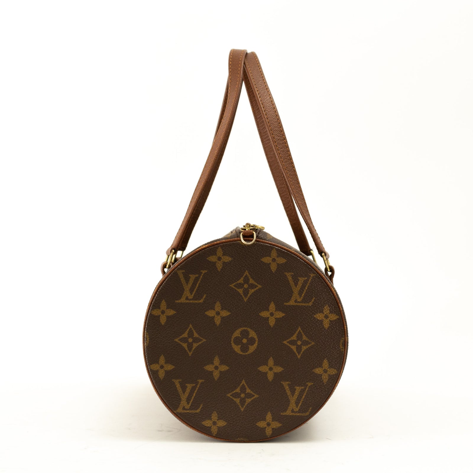 LOUIS VUITTON Monogram Brown Papillon Shoulder Bag