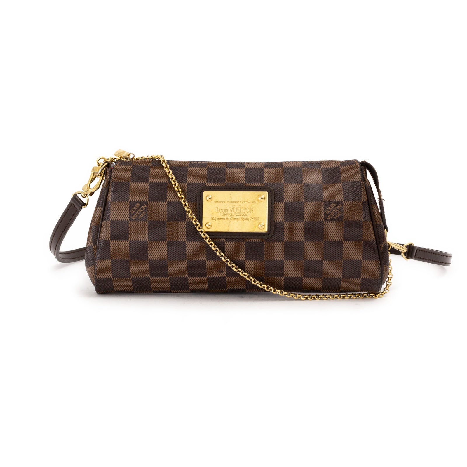 Louis Vuitton Damier Ebene Eva Clutch