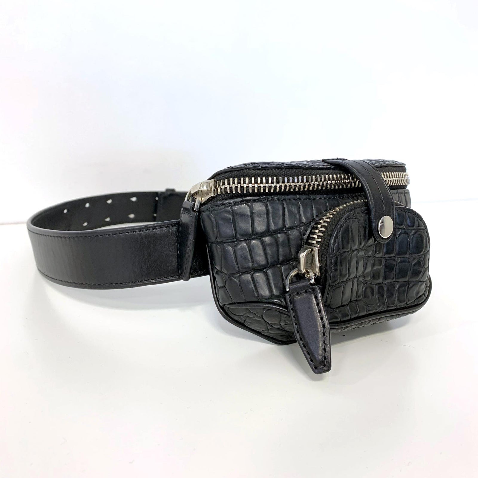 Mini Runway Belt Bag Alligator Print