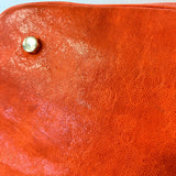Large Orange Satchel