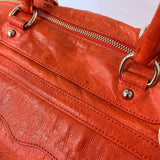 Large Orange Satchel