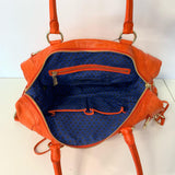 Large Orange Satchel