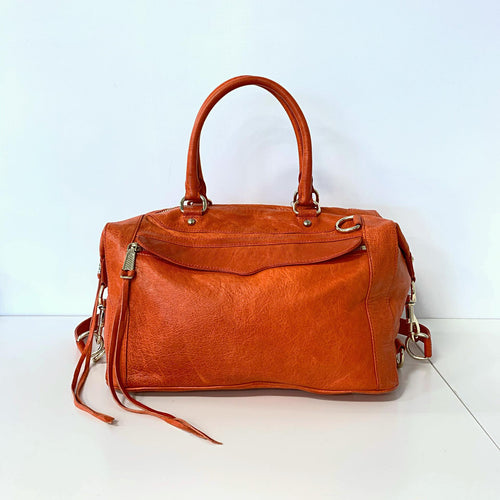 Large Orange Satchel