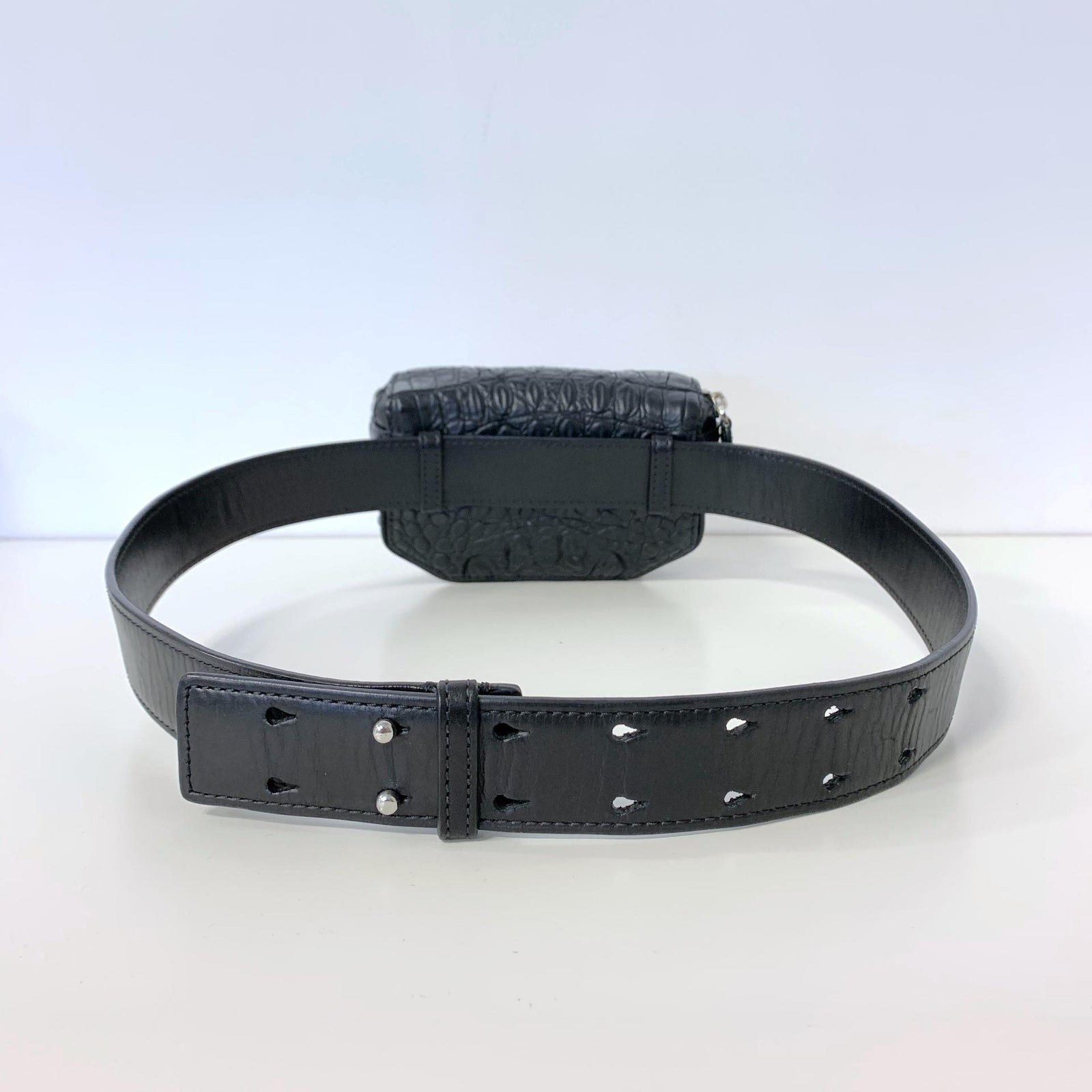 Mini Runway Belt Bag Alligator Print