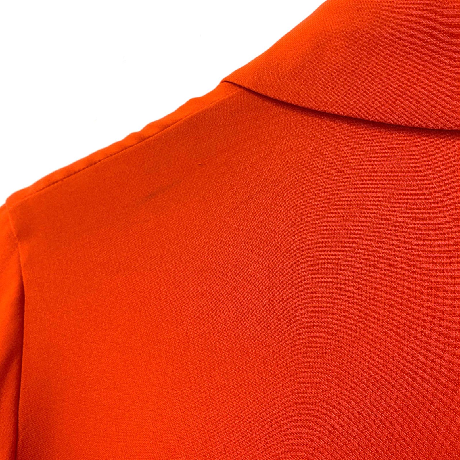 Red Orange Shirt Dress