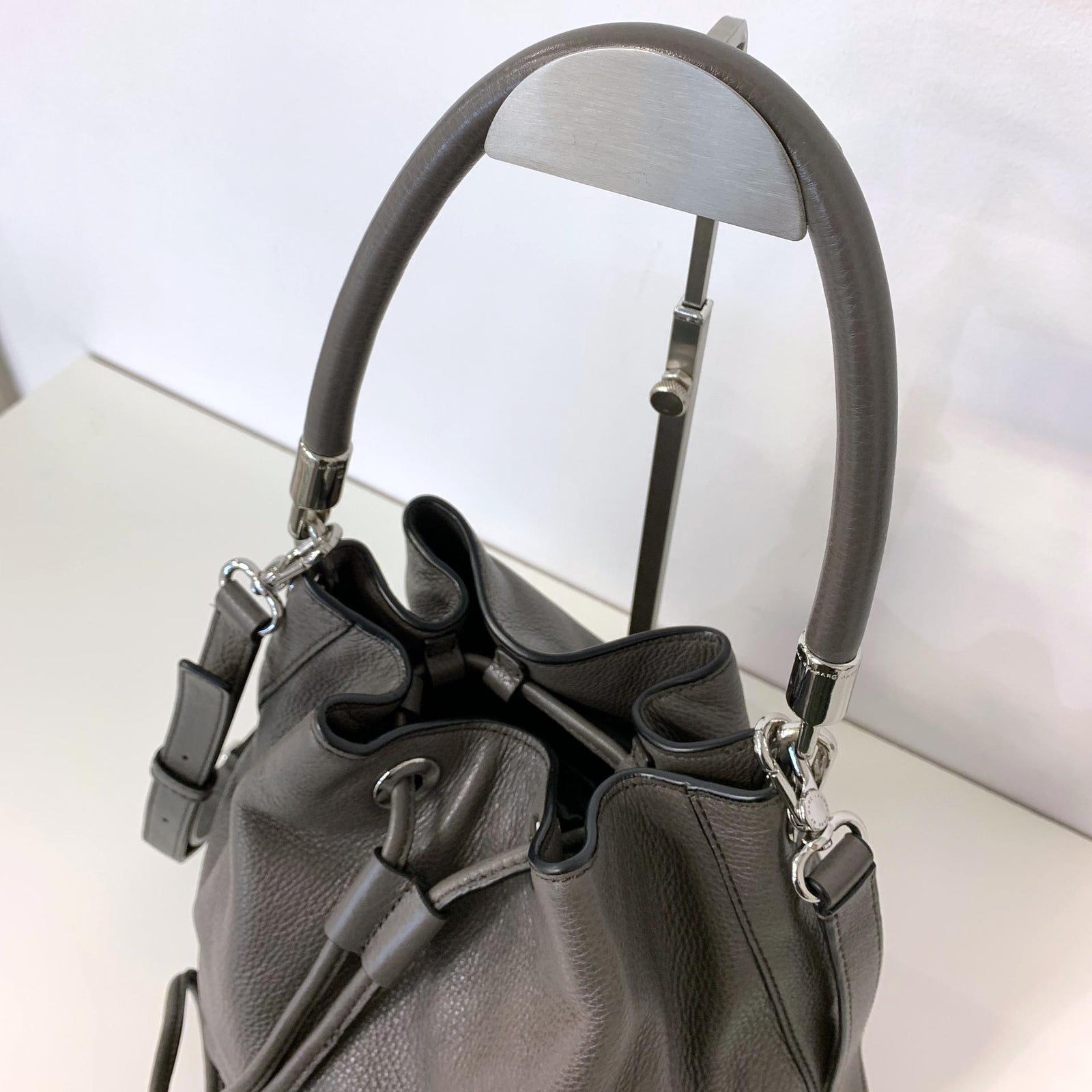 Grey Bucket Bag