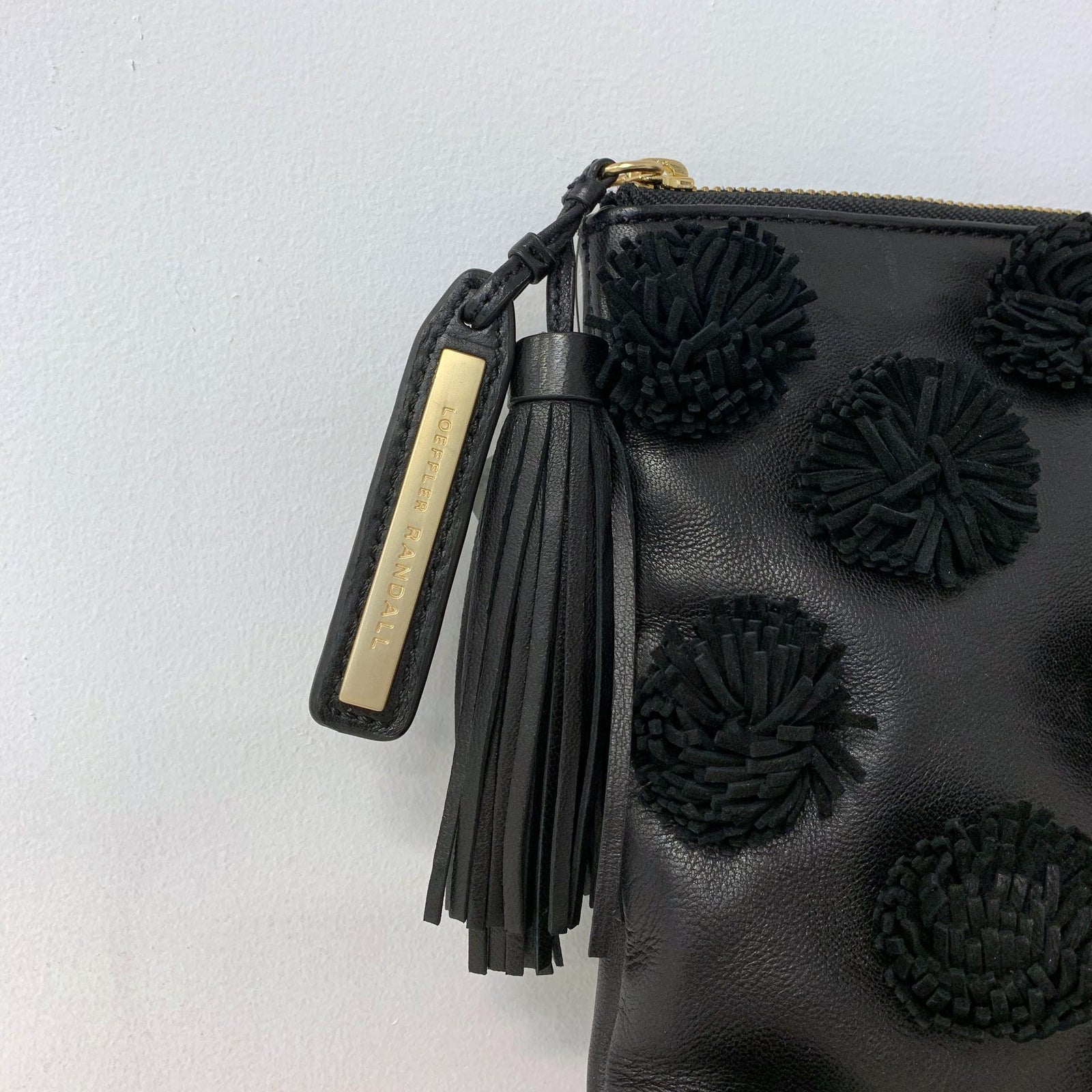 Black Leather Clutch