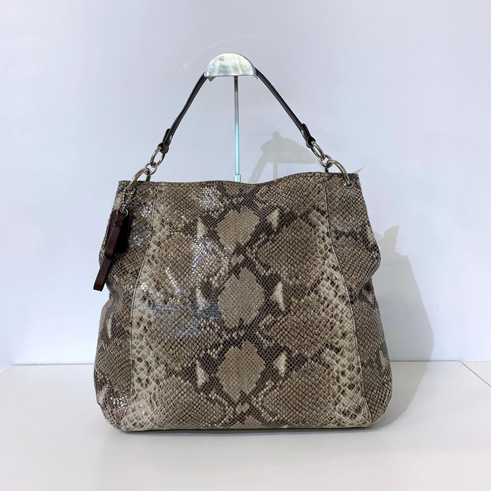 Coach Snakeskin Print Crossbody Purse