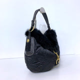Hobo Bag with Fur