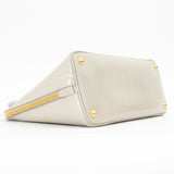 Spazzolato Medium Promenade Tote in Quarzo